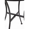 Bolero Składany stolik kawiarniany okrągły Ø600x(h)710 mm, Bolero SA819, czarny