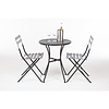 Bolero Składany stolik kawiarniany okrągły Ø600x(h)710 mm, Bolero SA819, czarny