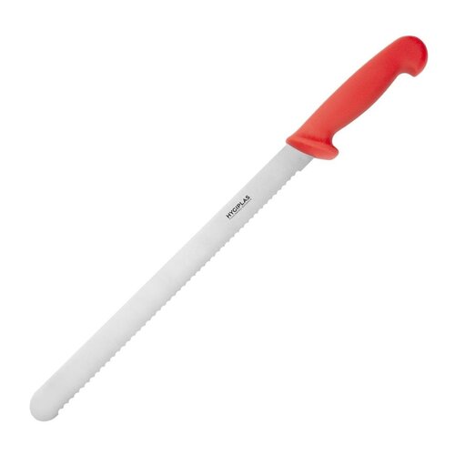 Hygiplas Nóż do krojenia mięsa 440 mm, Hygiplas FX117, czerwony