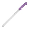 Hygiplas Nóż kuchenny ząbkowany 440 mm, Hygiplas FX119, fioletowy