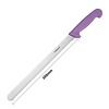 Hygiplas Nóż kuchenny ząbkowany 440 mm, Hygiplas FX119, fioletowy