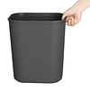 Bolero Kosz na śmieci biurowy 14L z polipropylenu, Bolero FU599, czarny