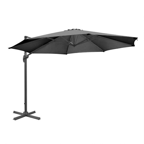 Bolero Parasol ogrodowy okrągły Ø3500x(h)2650 mm, Bolero Venice DZ872, czarny Bolero Parasol ogrodowy okrągły Ø3500x(h)2650 mm, Bolero Venice DZ872, czarny