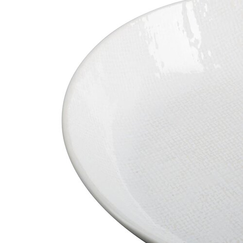 Olympia Miska z porcelany Ø220x(h)46 mm, Olympia Denim FU228, biała (6 szt.)