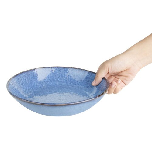 Olympia Miska z porcelany Ø220x(h)46 mm, Olympia Denim Blue FU223, niebieska (6 szt.) Olympia Miska z porcelany Ø220x(h)46 mm, Olympia Denim Blue FU223, niebieska (6 szt.)