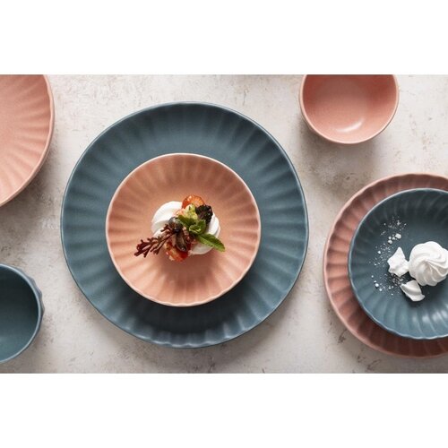 Olympia Talerz płytki Ø280 mm, z porcelany, okrągły, Olympia Corallite FU206 (6 szt.)