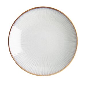 Olympia Talerz płytki 659 ml, Ø260 mm, z porcelany, okrągły, Olympia Drift Grey FU197 (4 szt.)