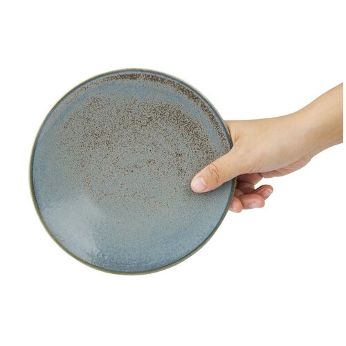 Olympia Talerz płytki Ø180 mm, z porcelany, okrągły, Olympia Ember Blue FU172 (6 szt.) Olympia Talerz płytki Ø180 mm, z porcelany, okrągły, Olympia Ember Blue FU172 (6 szt.)