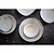 Olympia Talerz płytki Ø180 mm, z porcelany, okrągły, Olympia Ember Blue FU172 (6 szt.)