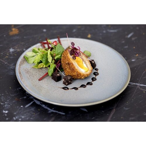 Olympia Talerz płytki Ø230 mm, z porcelany, okrągły, Olympia Ember Blue FU171 (6 szt.)