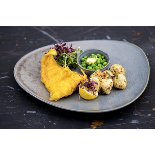 Olympia Miseczka do dipów z porcelany 40 ml, Olympia Ember Blue FU178 niebieska (8 szt.)