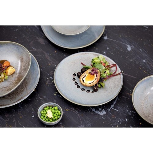 Olympia Miska z porcelany 594 ml, Ø245x(h)50 mm, Olympia Ember Blue FU181, niebieska (4 szt.) Olympia Miska z porcelany 594 ml, Ø245x(h)50 mm, Olympia Ember Blue FU181, niebieska (4 szt.)