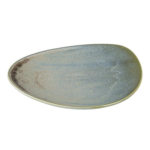 Olympia Talerz płytki Ø250 mm, z porcelany, nieregularny, Olympia Ember Blue FU179 (6 szt.) Olympia Talerz płytki Ø250 mm, z porcelany, nieregularny, Olympia Ember Blue FU179 (6 szt.)