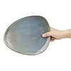 Olympia Talerz płytki Ø250 mm, z porcelany, nieregularny, Olympia Ember Blue FU179 (6 szt.)
