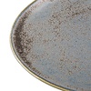 Olympia Talerz płytki Ø308 mm, z porcelany, nieregularny, Olympia Ember Blue FU176 (4 szt.)