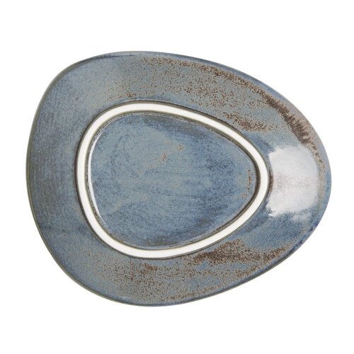 Olympia Talerz płytki Ø308 mm, z porcelany, nieregularny, Olympia Ember Blue FU176 (4 szt.) Olympia Talerz płytki Ø308 mm, z porcelany, nieregularny, Olympia Ember Blue FU176 (4 szt.)