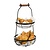 APS Ekspozytor bufetowy 2-poziomowy 260x260x(h)480 mm, APS FT174