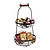 APS Ekspozytor bufetowy 2-poziomowy 260x260x(h)480 mm, APS FT174