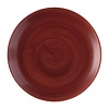 Churchill Talerz płytki Ø165 mm, z porcelany, okrągły, Churchill Stonecast Patina Red Rust FS883 (12 szt.)