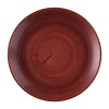 Churchill Talerz płytki Ø219 mm, z porcelany, okrągły, Churchill Stonecast Patina Red Rust FS882 (12 szt.)