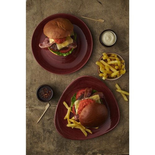 Churchill Talerz płytki Ø219 mm, z porcelany, okrągły, Churchill Stonecast Patina Red Rust FS882 (12 szt.) Churchill Talerz płytki Ø219 mm, z porcelany, okrągły, Churchill Stonecast Patina Red Rust FS882 (12 szt.)