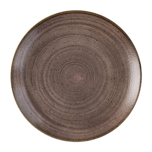 Churchill Talerz płytki Ø219 mm, z porcelany, okrągły, Churchill Stonecast Raw Brown FS848 (12 szt.) Churchill Talerz płytki Ø219 mm, z porcelany, okrągły, Churchill Stonecast Raw Brown FS848 (12 szt.)