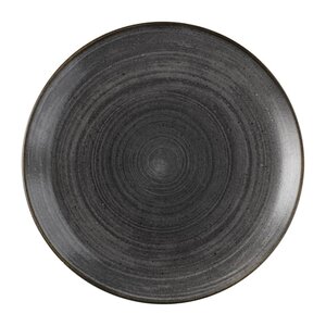 Churchill Talerz płytki Ø286 mm, z porcelany, okrągły, Churchill Stonecast Raw Black FS836 (12 szt.) Churchill Talerz płytki Ø286 mm, z porcelany, okrągły, Churchill Stonecast Raw Black FS836 (12 szt.)