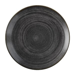 Churchill Talerz płytki Ø260 mm, z porcelany, okrągły, Churchill Stonecast Raw Black FS837 (12 szt.) Churchill Talerz płytki Ø260 mm, z porcelany, okrągły, Churchill Stonecast Raw Black FS837 (12 szt.)