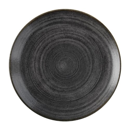 Churchill Talerz płytki Ø260 mm, z porcelany, okrągły, Churchill Stonecast Raw Black FS837 (12 szt.) Churchill Talerz płytki Ø260 mm, z porcelany, okrągły, Churchill Stonecast Raw Black FS837 (12 szt.)