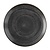 Churchill Talerz płytki Ø260 mm, z porcelany, okrągły, Churchill Stonecast Raw Black FS837 (12 szt.)