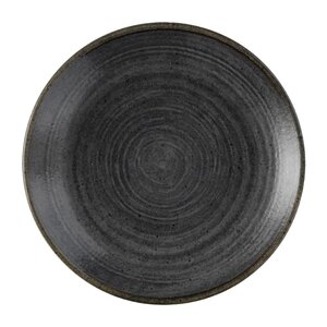 Churchill Talerz płytki Ø165 mm, z porcelany, okrągły, Churchill Stonecast Raw Black FS839 (12 szt.) Churchill Talerz płytki Ø165 mm, z porcelany, okrągły, Churchill Stonecast Raw Black FS839 (12 szt.)