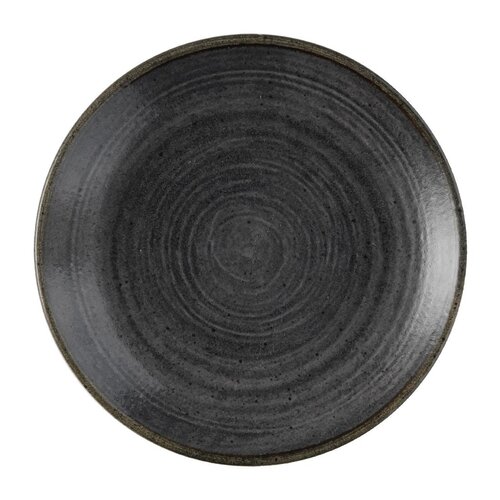 Churchill Talerz płytki Ø165 mm, z porcelany, okrągły, Churchill Stonecast Raw Black FS839 (12 szt.) Churchill Talerz płytki Ø165 mm, z porcelany, okrągły, Churchill Stonecast Raw Black FS839 (12 szt.)