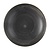 Churchill Talerz głęboki Ø248 mm, z porcelany, okrągły, Churchill Stonecast Raw Black FS840 (12 szt.)