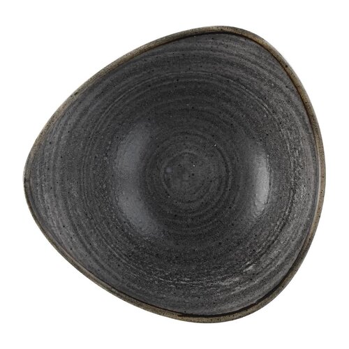 Churchill Miska trójkątna z porcelany 178 mm, Churchill Stonecast Raw Lotus Black FS845, czarna (12 szt.) Churchill Miska trójkątna z porcelany 178 mm, Churchill Stonecast Raw Lotus Black FS845, czarna (12 szt.)