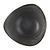 Churchill Miska trójkątna z porcelany 178 mm, Churchill Stonecast Raw Lotus Black FS845, czarna (12 szt.)