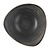 Churchill Miska trójkątna z porcelany 178 mm, Churchill Stonecast Raw Lotus Black FS845, czarna (12 szt.)