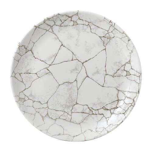 Churchill Talerz płytki Ø260 mm, z porcelany, okrągły, Churchill Studio Prints Kintsugi Agaat Grey FJ801 (12 szt.) Churchill Talerz płytki Ø260 mm, z porcelany, okrągły, Churchill Studio Prints Kintsugi Agaat Grey FJ801 (12 szt.)
