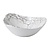 Churchill Talerz głęboki 370 ml, 177 mm, z porcelany, trójkątny, Churchill Studio Prints Kintsugi Agaat Grey FR063 (12 szt.)