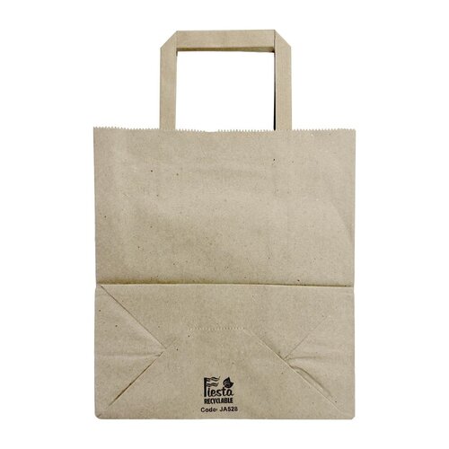 Fiesta Duże torby papierowe z uchwytem 107x(h)240 mm, Fiesta Recyclable JA528 (250 szt.) Fiesta Duże torby papierowe z uchwytem 107x(h)240 mm, Fiesta Recyclable JA528 (250 szt.)