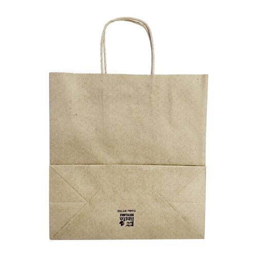 Fiesta Duże torby papierowe z uchwytem 215x(h)255 mm, Fiesta Compostable HY762 (250 szt.) Fiesta Duże torby papierowe z uchwytem 215x(h)255 mm, Fiesta Compostable HY762 (250 szt.)