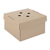Fiesta Kompostowalne pudełka na hamburgery 150x150x(h)90 mm, Fiesta Compostable HP942 (100 szt.)