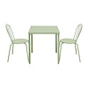 Bolero Stolik kwadratowy 700x700x(h)736 mm, Bolero Adeline HZ357, zielony