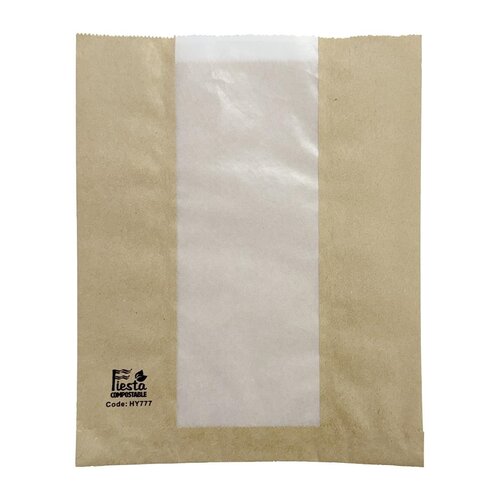 Fiesta Papierowa torba na pieczywo 215x(h)266 mm, Fiesta Compostable HY777 (1000 szt.) Fiesta Papierowa torba na pieczywo 215x(h)266 mm, Fiesta Compostable HY777 (1000 szt.)
