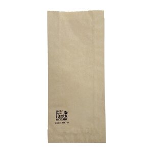 Fiesta Torebki papierowe na bagietki 250x110 mm, Fiesta Compostable HY771 (1000 szt.) Fiesta Torebki papierowe na bagietki 250x110 mm, Fiesta Compostable HY771 (1000 szt.)