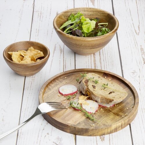 Olympia Deska do serwowania Ø200x(h)20 mm, z drewna Olympia FT611 Olympia Deska do serwowania Ø200x(h)20 mm, z drewna Olympia FT611