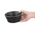 Olympia Miska z porcelany 530 ml, Ø143x(h)60 mm, Olympia Cavolo FD906, czarna (6 szt.)