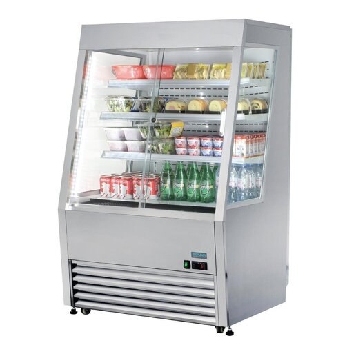 Polar Refrigeration  Regał chłodniczy 4-poziomowy 390L, 2 do 10°C, 729x918x(h)1450 mm, Polar G-Series GP295