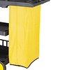 Jantex Torba zapasowa do czarnego wózka sprzątającego 80L, 270x390x(h)700 Jantex FU999