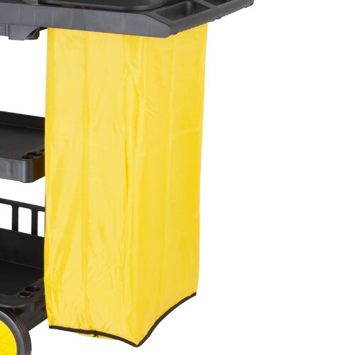 Jantex Torba zapasowa do czarnego wózka sprzątającego 80L, 270x390x(h)700 Jantex FU999 Jantex Torba zapasowa do czarnego wózka sprzątającego 80L, 270x390x(h)700 Jantex FU999