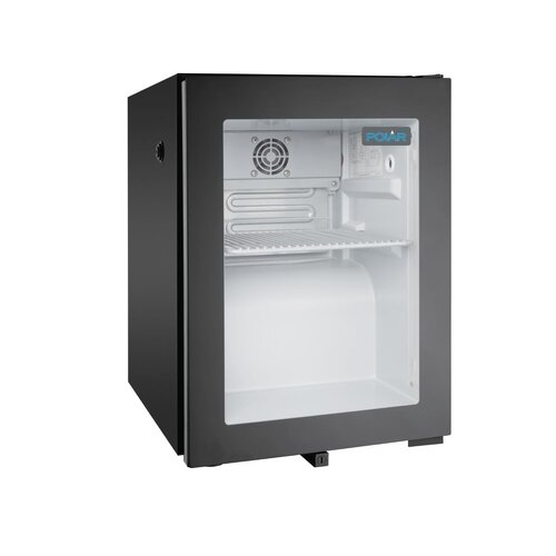 Polar Refrigeration Minibar z drzwiami przeszklonymi 16.8L, 0 do 4°C, 70W, Polar G-serie DB109 Polar Refrigeration Minibar z drzwiami przeszklonymi 16.8L, 0 do 4°C, 70W, Polar G-serie DB109